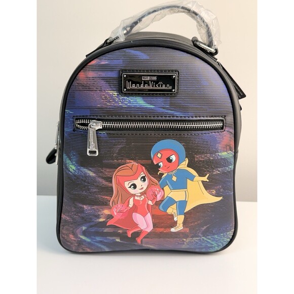 Disney Marvel Vision WandaVision Loungefly Mini Backpack Scarlet Witch New w Tag main image 7